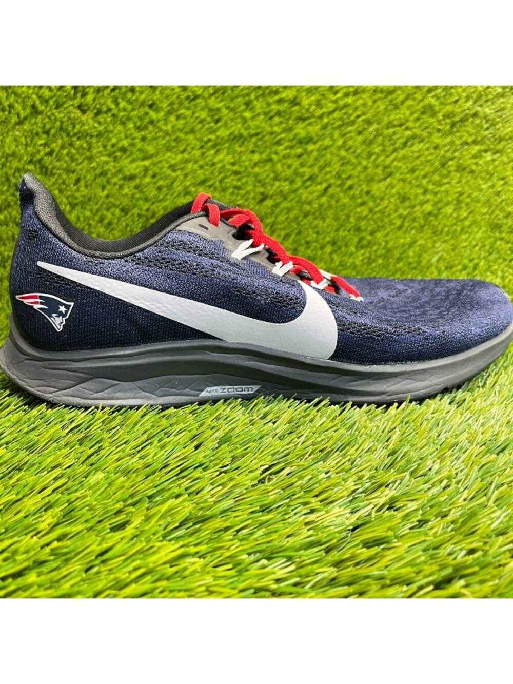 Nike Air Zoom Pegasus 36 Mens Size 9.5 Blue Black Running Walking Shoes Sneakers